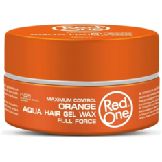 RedOne Аква гель-воск для волос ультрасильной фиксации мини-версия Aqua Hair Gel Wax Mini ORANGE, 50 мл