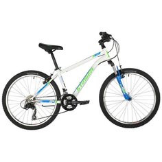 Подростковый горный (MTB) велосипед Stinger Caiman 24 (2021) белый 12" (требует финальной сборки)