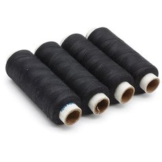 Набор ниток Coats №60, черный, блистер 4 шт, 2\300 м
