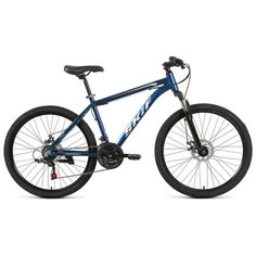 Подростковый горный (MTB) велосипед Skif 26 Disc (2021) синий/серебристый 17" (требует финальной сборки)