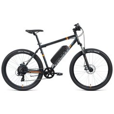 Электровелосипед FORWARD CYCLONE PLUS 26 2.0 disc 500w (2021) синий 17" (требует финальной сборки)