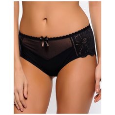 Empreinte Трусы слипы Grace средней посадки с кружевом, размер 44, черный