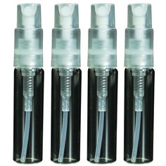 Атомайзер для духов Aroma Provokator стеклянный прозрачный на защелке 3 ml набор 4 шт Aromaprovokator