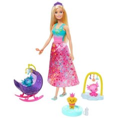 Кукла Mattel Barbie "Заботливая принцесса" GJK49/GJK51 блондинка