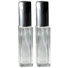 Косметический флакон для духов и парфюма Aroma provokator стекло спрей серебро 8 ml набор 2 шт Aromaprovokator