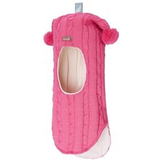 Шлем Косы с помпонами 566-28 Kivat, Размер 1, Цвет 28-ярко-розовый