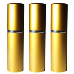 Атомайзер для духов Aroma Provokator металлический золото спрей 5 ml комплект 3 шт Aromaprovokator