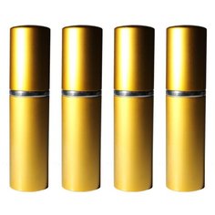 Атомайзер для духов Aroma Provokator металлический золото спрей 10 ml набор 4 шт Aromaprovokator