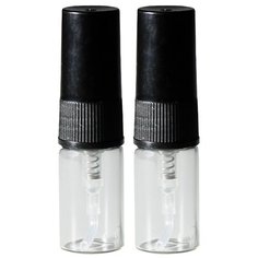 Флакон для духов и парфюма Aroma provokator стекло, спрей черный пластик 2 ml набор 2 шт Aromaprovokator
