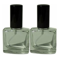 Атомайзер для духов Aroma Provokator стекло, спрей металл черный 10 ml набор 2 шт Aromaprovokator