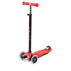 Самокат Maxi Micro Classic LED красный
