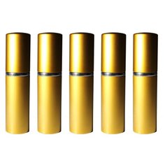 Атомайзер для духов Aroma Provokator металлический золото спрей 10 ml набор 5 шт Aromaprovokator