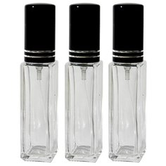 Флакон для духов и парфюма Aroma provokator для духов 8 ml спрей металл с полосками набор 3 шт Aromaprovokator