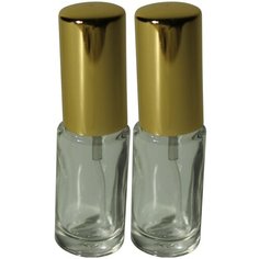 Атомайзер для духов Aroma Provokator стекло, спрей металл золото 8 ml набор 2 шт Aromaprovokator