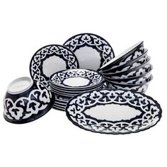 Столовый сервиз Пахта, Turon porcelain, 19 предметов,