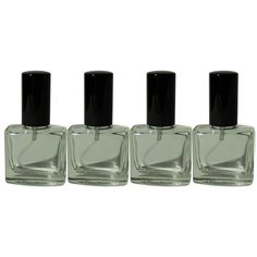 Атомайзер для духов Aroma Provokator стекло, спрей металл черный 10 ml набор 4 шт Aromaprovokator