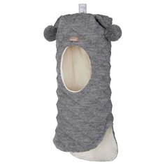 Шлем Ромбы с помпонами 454-81 Kivat, Размер 3, Цвет 81-серый