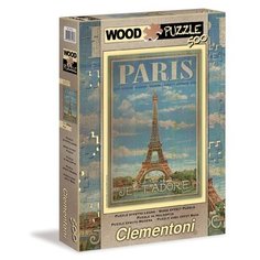 Пазл Clementoni Wood Париж (37036), 500 дет.