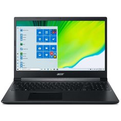 Ноутбук Acer Aspire 7 A715-41G (/15.6"/1920x1080) (/15.6"/1920x1080)-R1JL (AMD Ryzen 7 3750H 2300MHz/15.6"/1920x1080/8GB/256GB SSD/NVIDIA GeForce GTX 1650 4GB/Windows 10 Home) NH.Q8LER.007, черный