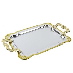 Поднос сервировочный с ручками, 38x23x3 см Nouvelle Home