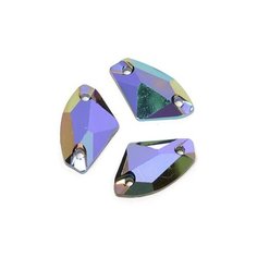 Стразы пришивные акриловые "Tesoro Crystal. Resin", 11,5x19 мм, цвет мультицвет, 10 штук (арт. TS.ED9.2.01)