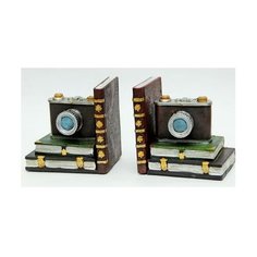 Подставка-органайзер для книг "Фотоаппараты", 2 штуки Феникс Present