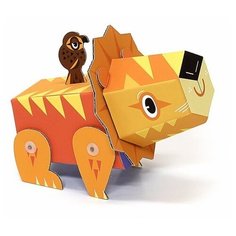 Игрушка из картона Krooom "Лев", модель Fold my Safari