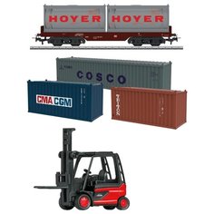 Дополнение к стартовому набору железной дороги "Контейнерная логистика", (1:87, HO) арт. 078452 Marklin