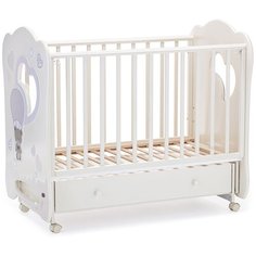 Кроватка Nuovita Stanzione Cute Bear swing (качалка), поперечный маятник ваниль