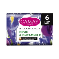 Мыло кусковое Camay Botanicals Ирис & витамин С, 6 шт., 85 г
