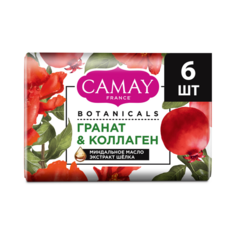 Мыло кусковое Camay Botanicals Гранат & коллаген, 6 шт., 85 г