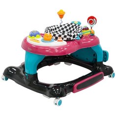 Ходунки Nuovita Saltare черно-розовый