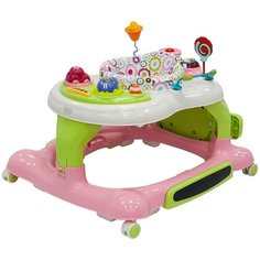 Ходунки Nuovita Saltare розово-салатовый