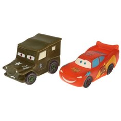 Набор для ванной Играем вместе Тачки (162R-163R-164R-PVC) коричневый/красный