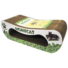 Когтеточка Homecat Мятная волна большая 61 х 25 х 20 см серый