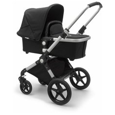 Универсальная коляска Bugaboo Lynx (2 в 1), black/black/aluminium frame, цвет шасси: серебристый