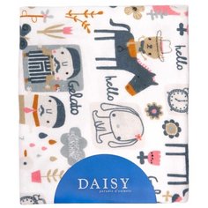 Многоразовые пеленки Daisy фланель 90х150 лошадки