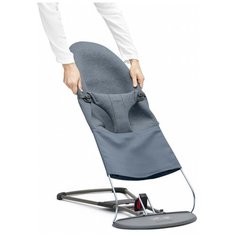BabyBjorn сменный чехол для кресла-шезлонга, Jersey пепельно-синий