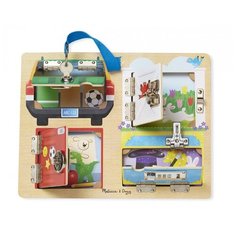 Melissa&Doug Доска с замочками "Первые навыки"