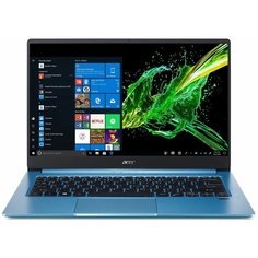 Ноутбук Acer SWIFT 3 SF314-57-519E (Intel Core i5-1035G1 1000MHz/14"/1920x1080/8GB/256GB SSD/DVD нет/Intel UHD Graphics/Wi-Fi/Bluetooth/Windows 10 Home) NX.HJHER.004, голубой