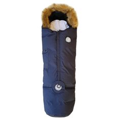 Easygrow Конверт-муфта для ножек в коляску NATURE цв. Navy Melange