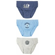 Трусы BAYKAR размер 86/92, синий/голубой/бежевый