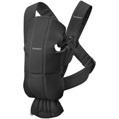 Рюкзак-переноска BabyBjorn Mini Cotton, black