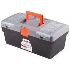 Ящик с органайзером Stels 90704 41x22x18 см 17 серый