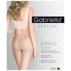 Колготки Gabriella Impress, 15 den, размер 4-L, черный