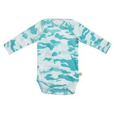 Боди Сонный Гномик размер 74, камуфляж/бирюза