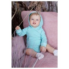 Боди Сонный Гномик размер 74, бирюза