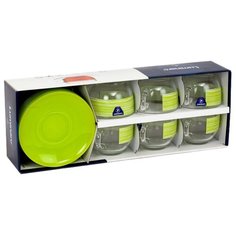 Чайный сервиз Luminarc Brush Mania, 6 персон, 12 предм., green