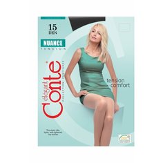Колготки Conte Elegant Nuance, 15 den, размер 4, nero (черный)