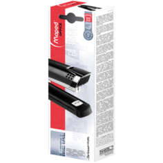 Maped степлер Essentials Metal Half Full Strip E3544 черный